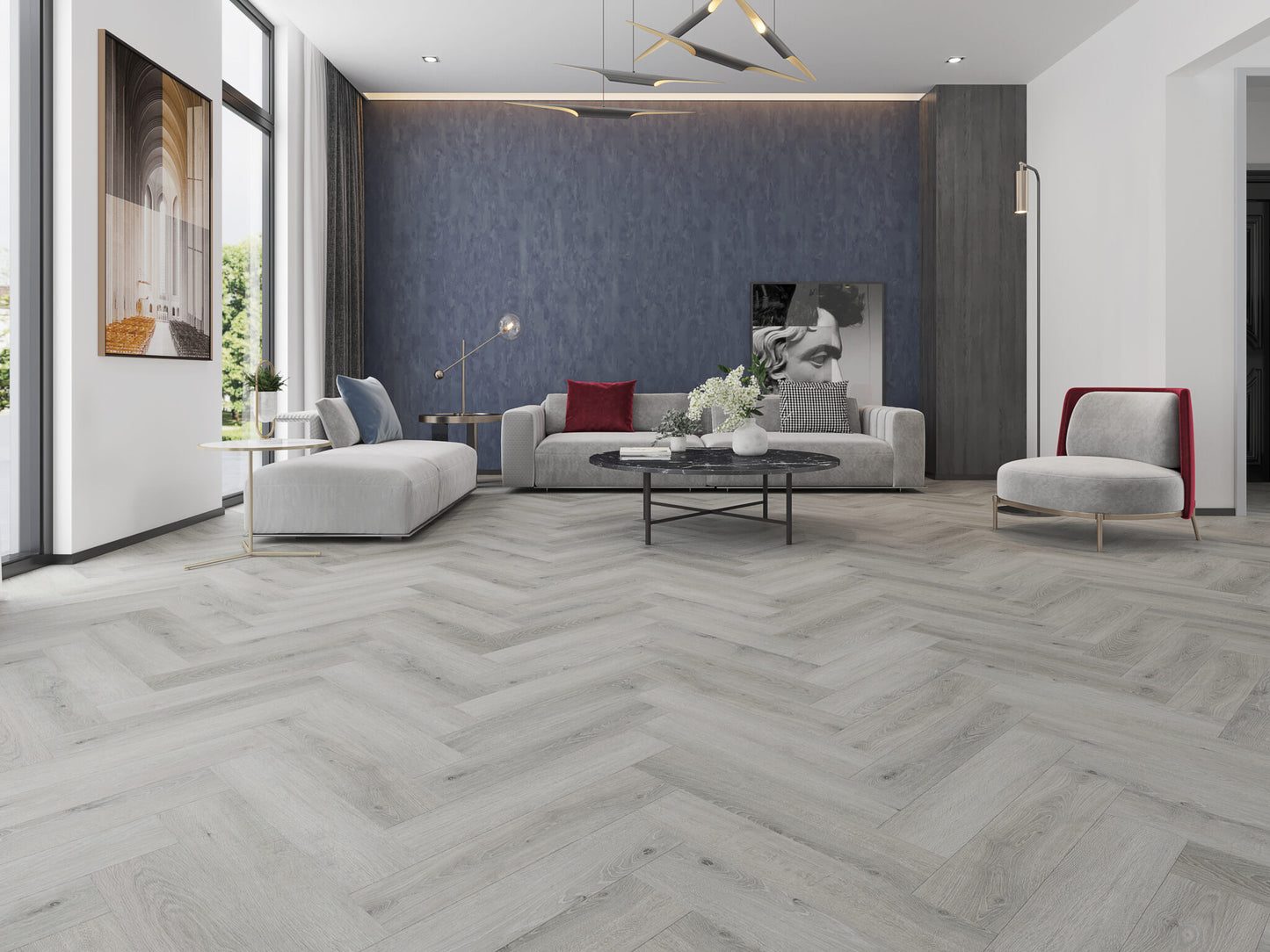 HAVANA GREY DRYBACK HERRINGBONE