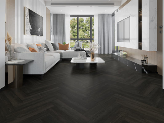 ANTIGUA CHARCOAL DRYBACK HERRINGBONE