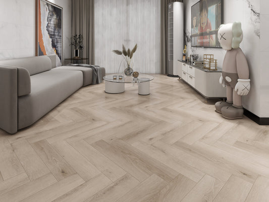 VICTORIA OAK DRYBACK HERRINGBONE